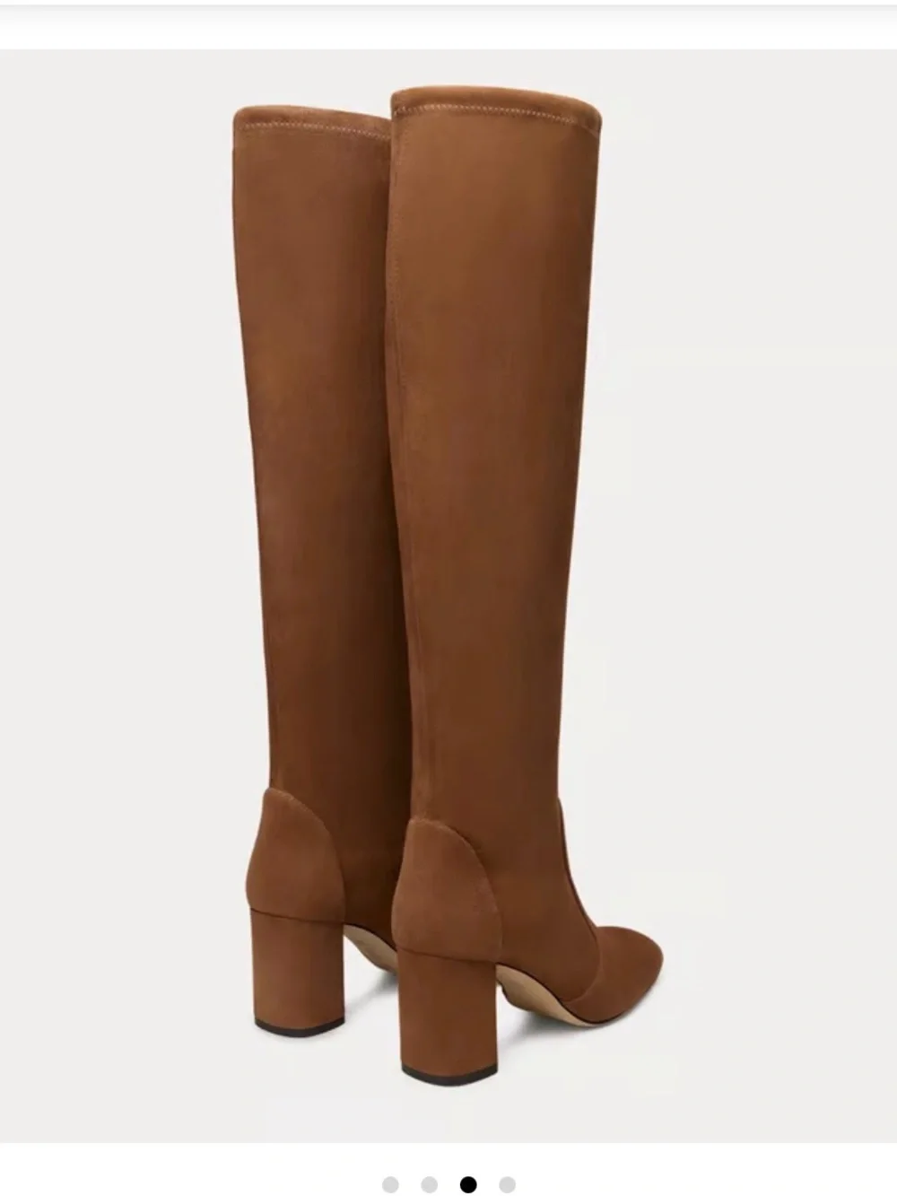 Stuart Weitzman Lucie Stretch Knee-High Boot - Toasted Almond - Size 7 - NWT